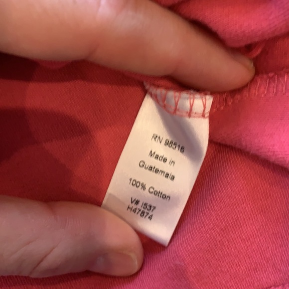 NWOT pink large 14/16 cold water creek cotton tshirt - Picture 5 of 5